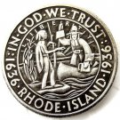 1936 S Rhode Island Silver Half Dollar Coin Copy 1936 S Rhode Island Silver Half Dollar Coin Copy