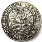 1946 Iowa Centennial Commemorative Half Dollar Coin Copy