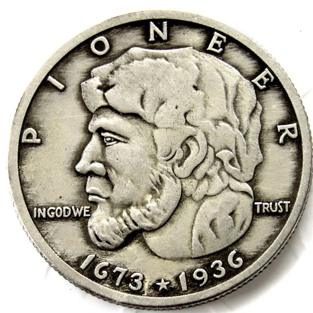 1936 Elgin Commemorative Half Dollar Coin Copy