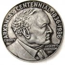 1936 Centennial Robinson Silver Commemorative Half Dollar Coin Copy