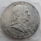 1957 Franklin Silver Half Dollar copy coins 1957 Franklin Silver Half Dollar copy coins