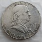 1957 Franklin Silver Half Dollar copy coins