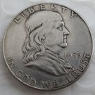 1955 Franklin Silver Plated Half Dollar copy coins