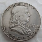 1963D Franklin Silver Plated Half Dollar Coins Copy