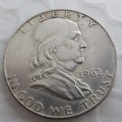 1962D Franklin Silver Plated Half Dollar Coins Copy