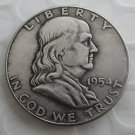 1954S Franklin Silver Plated Half Dollar Coins Copy