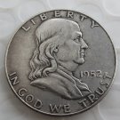 1952D Franklin Silver Plated Half Dollar Coins Copy