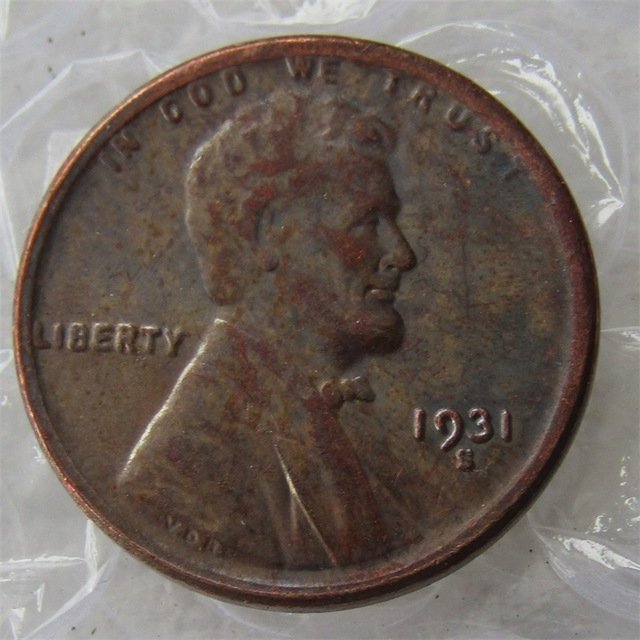 1931-SVDB (The VDB In The Bottom Shoulder) LINCOLN ONE CENTS Copy Coins