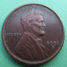 United States 1951-D Lincoln Head Cent Copy Coins
