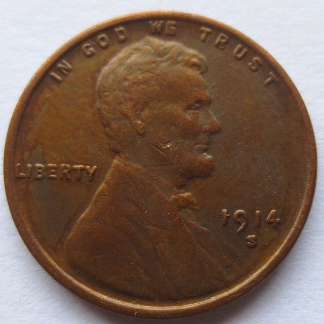 United States 1914-S Lincoln Head Cent Copy Coins