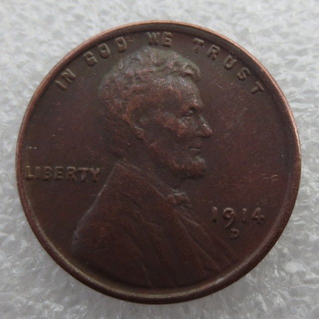 United States 1914-D Lincoln Head Cent Copy Coins