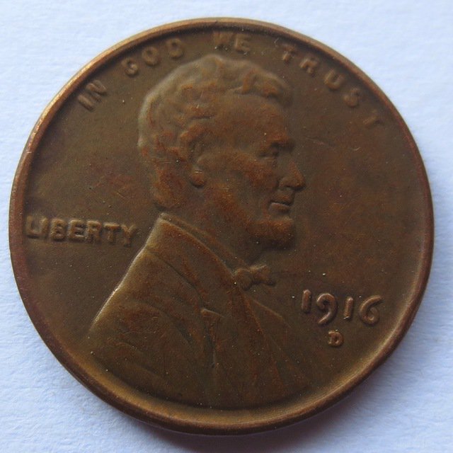 United States 1916-D Lincoln Head Cent Copy Coins