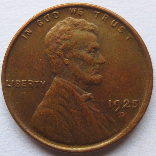 United States 1925-D Lincoln Head Cent Copy Coins
