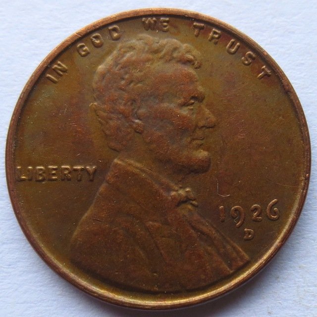 United States 1926-D Lincoln Head Cent Copy Coins