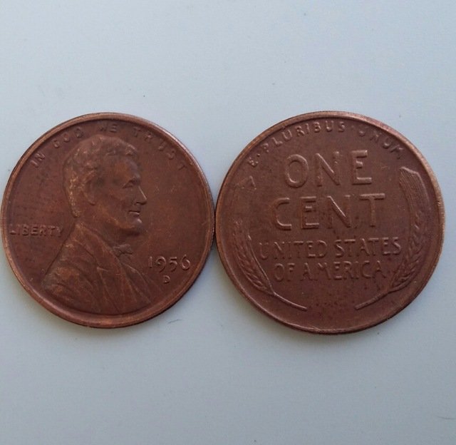 1 Pcs 1956D LINCOLN ONE CENTS COPY Coin
