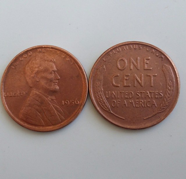 1 Pcs 1956 LINCOLN ONE CENTS COPY Coin
