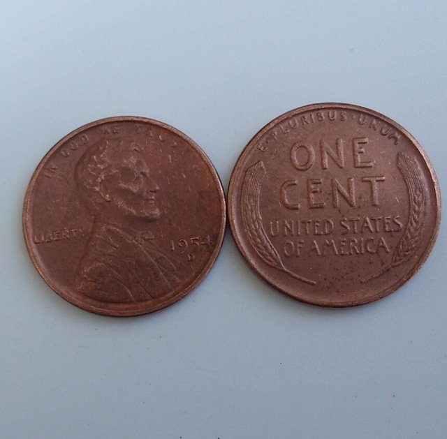 1 Pcs 1954d LINCOLN ONE CENTS COPY Coin