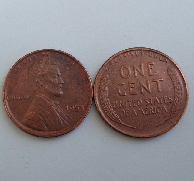 1 Pcs 1953 LINCOLN ONE CENTS COPY Coin