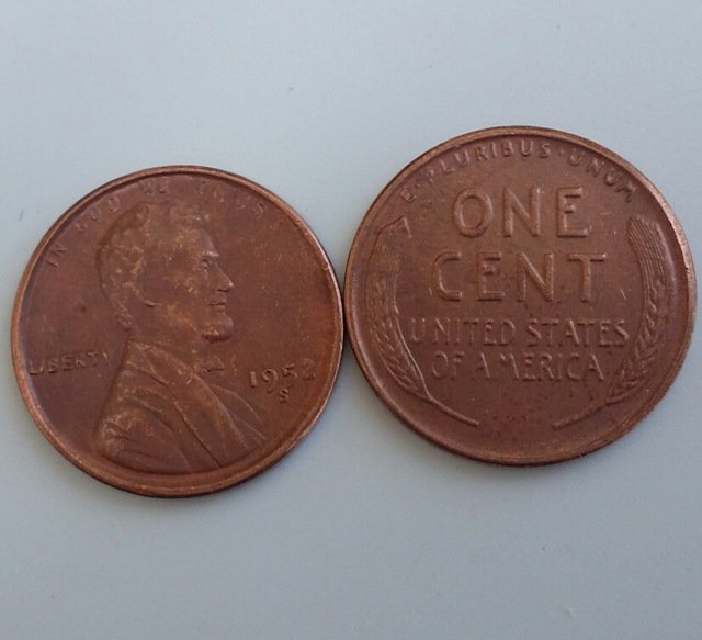 1 Pcs 1952s LINCOLN ONE CENTS COPY Coin