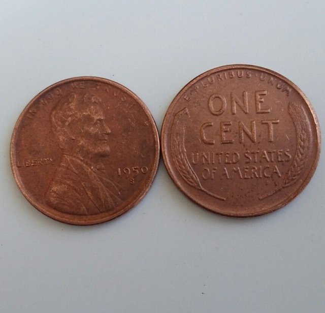 1 Pcs 1950s LINCOLN ONE CENTS COPY Coin