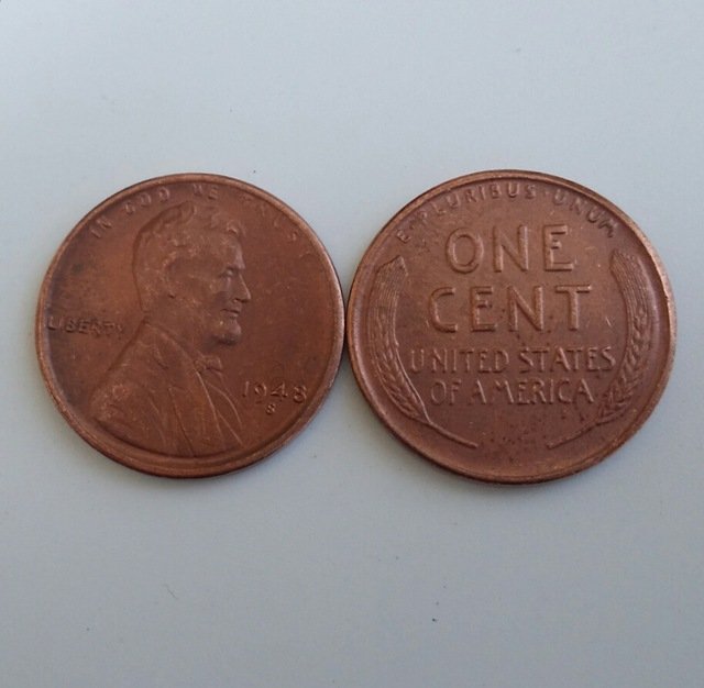 1 Pcs 1948s LINCOLN ONE CENTS COPY Coin