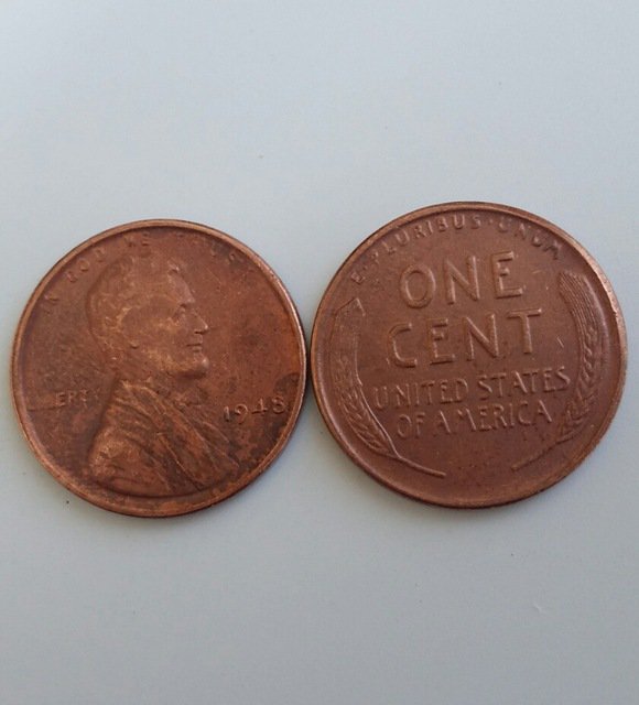 1 Pcs 1948 LINCOLN ONE CENTS COPY Coin