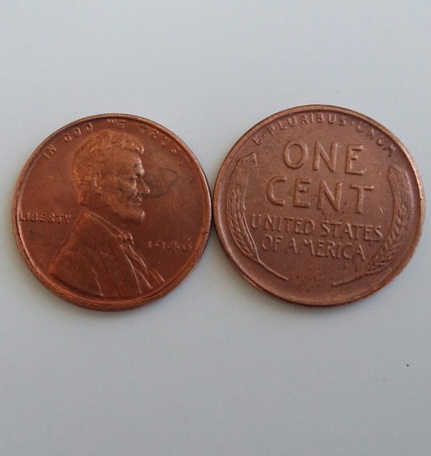 1 Pcs 1946 LINCOLN ONE CENTS COPY Coin