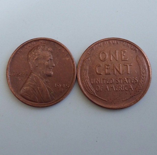 1 Pcs 1945s LINCOLN ONE CENTS COPY Coin