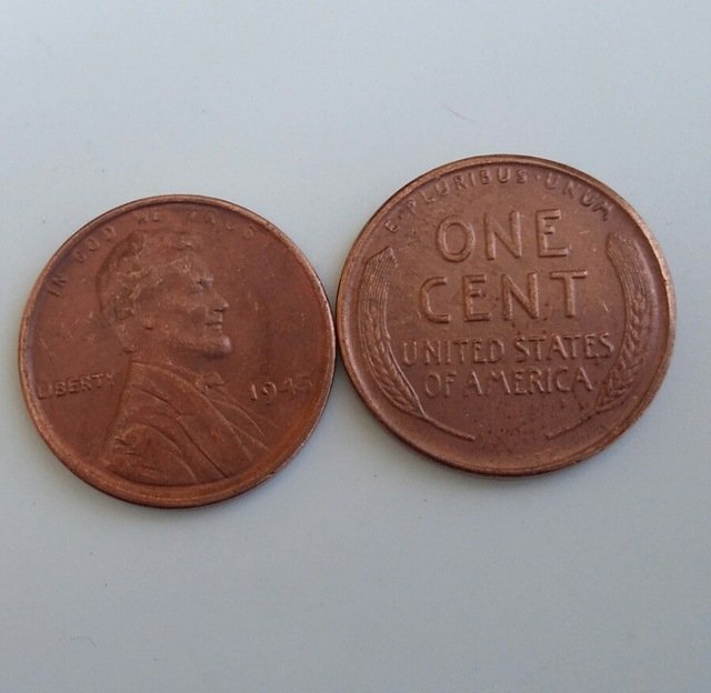 1 Pcs 1945 LINCOLN ONE CENTS COPY Coin