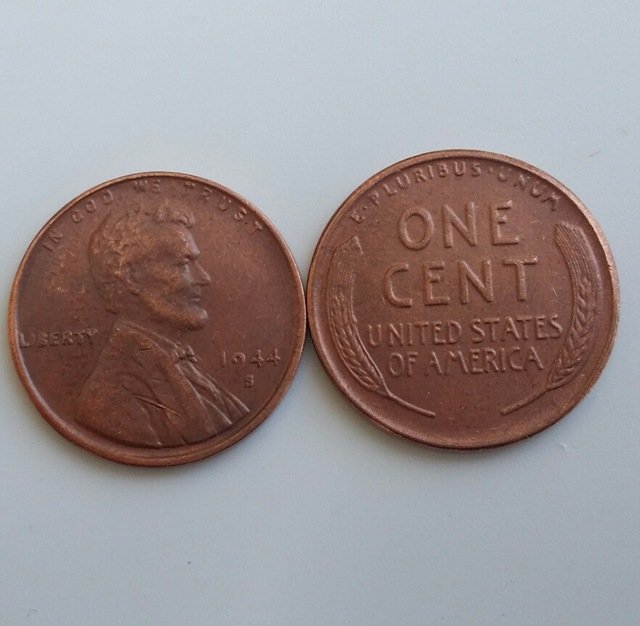 1 Pcs 1944s LINCOLN ONE CENTS COPY Coin