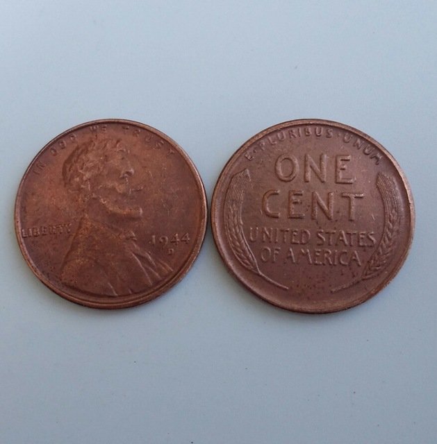 1 Pcs 1944d LINCOLN ONE CENTS COPY Coin