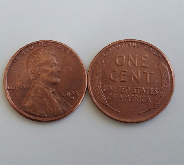 1 Pcs 1943d LINCOLN ONE CENTS COPY Coin