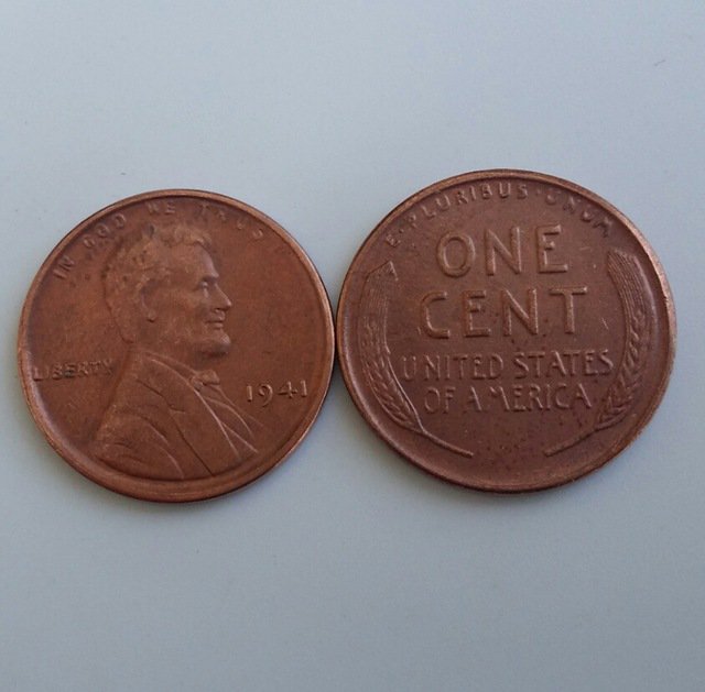 1 Pcs 1941 LINCOLN ONE CENTS COPY Coin