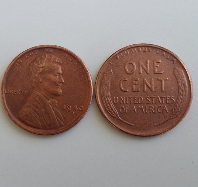 1 Pcs 1940D LINCOLN ONE CENTS COPY Coin