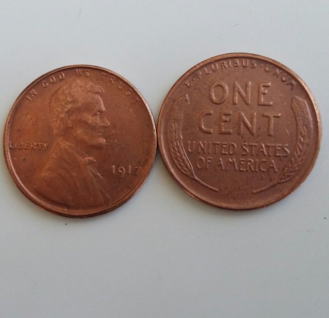1 Pcs 1917 LINCOLN ONE CENTS COPY Coin