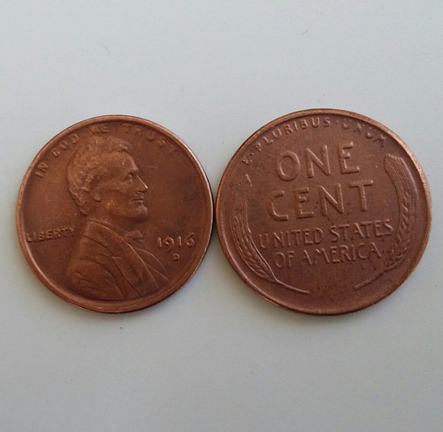 1 Pcs 1916d LINCOLN ONE CENTS COPY Coin