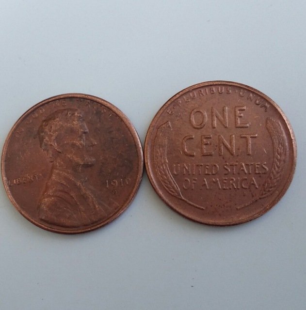 1 Pcs 1910D LINCOLN ONE CENTS COPY Coin