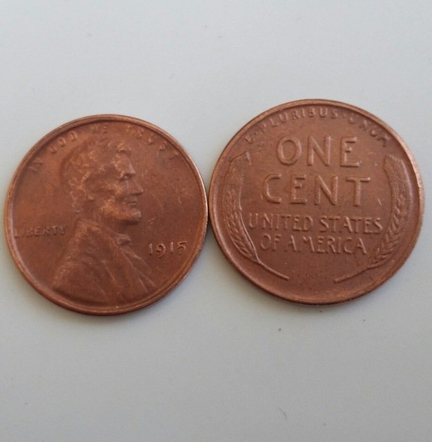1 Pcs 1915 LINCOLN ONE CENTS COPY Coin