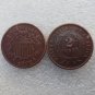 1 Pcs United States 1873 Two Cents Copper Manufacturing Copy Coins