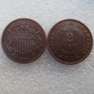1 Pcs United States 1869 Two Cents Copper Manufacturing Copy Coins 1 Pcs United States 1869 Two Cents Copper Manufacturing Copy Coins