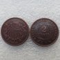 1 Pcs United States 1866 Two Cents Copper Manufacturing Copy Coins