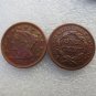 1 Pcs 1841 Braided Hair Large One Cent 100% Copper Manufacturing Old Copy Coins