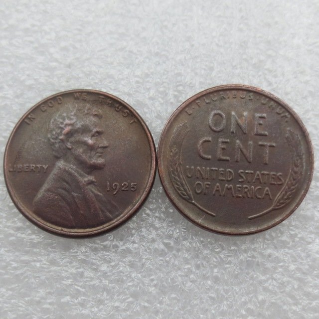 1 Pcs 1925 LINCOLN ONE CENTS Copy Coin