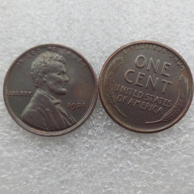 1 Pcs 1921 LINCOLN ONE CENTS Copy Coin