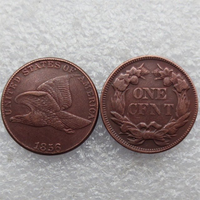 1 Pcs 1856 Flying Eagle Cents Copper Manufacture copy coins