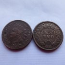 1 Pcs 1867 ONE CENT - INDIAN HEAD CENTS copy coin