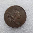1 Pcs 1794 LIBERTY Capped HALF CENT - HEAD RIGHT copy coins Copper Manufacture 1 Pcs 1794 LIBERTY Capped HALF CENT - HEAD RIGHT copy coins Copper Manufacture