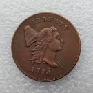 1 Pcs 1795 LIBERTY Capped HALF CENT - HEAD RIGHT coins copy Copper Manufacture