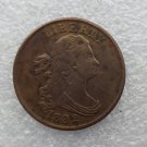 1 Pcs 1802 DRAPED BUST HALF CENTS Copy Coin Copper Manufacture