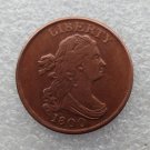 1 Pcs 1800 DRAPED BUST HALF CENTS Copy Coin Copper Manufacture